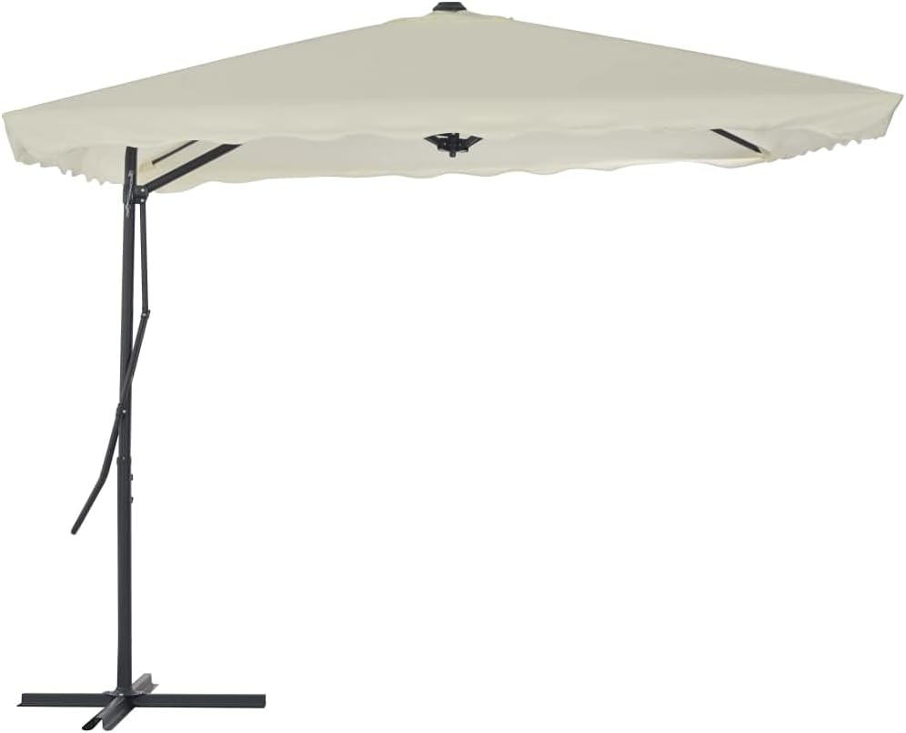 (Fast Shipments) Beach Umbrella Protection Beach Umbrella for Patio Garden Beach Outdoor,Sunshade Umbrella Beach Umbrella Outdoor Parasol with Steel Pole 98.4"x98.4" Green