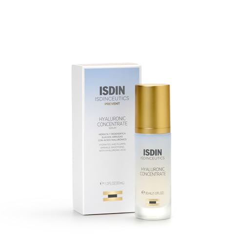 ISDIN Isdinceutics Hyaluronic Concentrate (30 ml) | Sérum Facial Ultra-Hidratante com Ácido Hialurônico | Hidrata, Redensifica e Suaviza Rugas | Recomendado para Pele Jovem