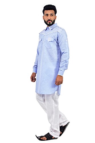 light blue colour pathani