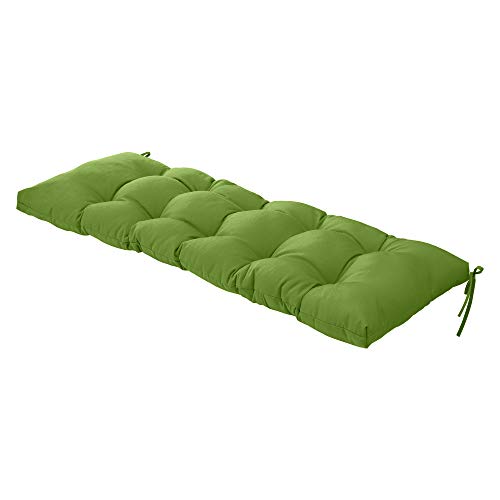 Image of QILLOWAY Outdoor Bench Cushion - 51x18x4 Inch Waterproof Patio Bench Cushion, Durable Bench Cushions for Outdoor Furniture, Replacement Outdoor Bench Cushions for Garden, Deck,Green