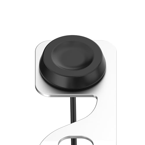 Chofit Charging Stand Compatible with Huawei Watch GT 4/Watch 4/Watch 4 Pro/GT 3 Pro, 4.9ft USB Charging Dock Station Charger Cable Cord Smartwatch Accessories (Silver)