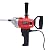 Electric Cement Mixer, 2100W Handheld Concrete Mixer with 6 Speed, Portable Mortar Mixer with 2 Mixing Heads for Mixing Mud Mortar Plaster Cement Paint Fodder