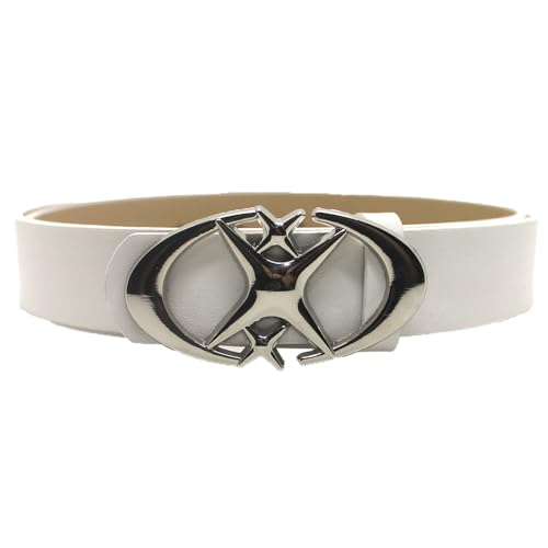 COTIM COYIN Womens Star Buckle Belt, Leather Waist Belt Waistband for Jeans Dresses