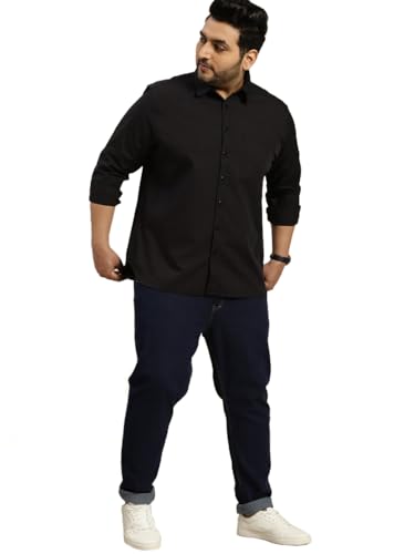 Image of ELYYORK Shirt for Men Plus Size||Shirt for Men Plus Size 4XL||6XL Shirts for Men Plus Size||Plus Shirts for Men||Plus Size Shirts for Men Full Sleeve|| Formal Shirt for Men||CB-PLS-01