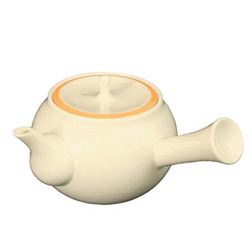 オレンジライン急須 (和食器 ポット 急須 アウトレット お茶 茶器 日本茶 訳あり 多治見美濃焼 日本製)