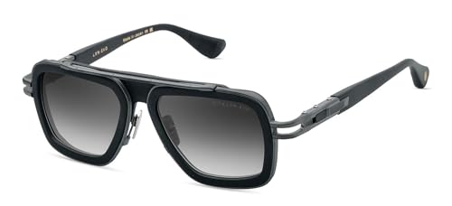 Dita LXN-EVO DT DTS403 A-05 Matte Black/Black Iron Metal Navigator Sunglasses Grey Gradient Lens
