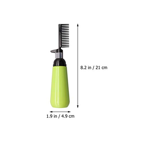 Frcolor 3Pcs Hair Dye Bottle Root Comb Applicator Bottle 150Ml Hair Coloring Dyeing Dispensing Bottle Container For Home Shop Scalp Treatment Perming Tools (Random Color) #TOP3