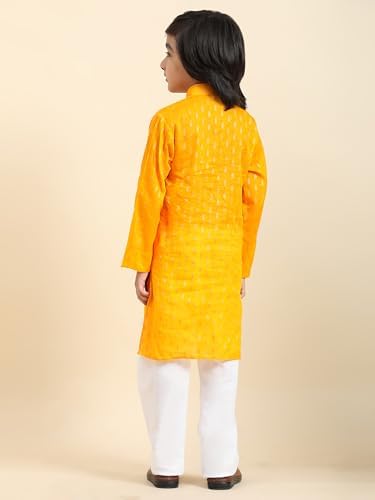 Pro-Ethic Style Developer Boy's Cotton Printed Kurta Pajama For Kid'S s Traditional Dress Kurta Pajama Set