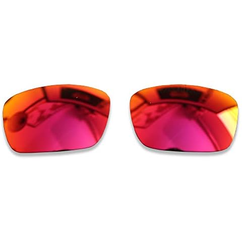 PolarLens Polarisierte glser fr Oakley Fuel Cell � kompatibel mit Oakley Fuel Cell Sonnenbrillen Gr. Einheitsgre, roter Spiegel Cover