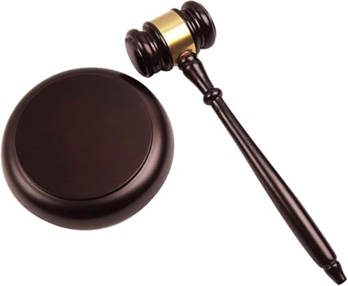Ensemble marteau gravé et bloc de son pour étudiant en droit
