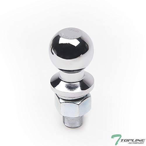 Universal 4" Drop Rear Bumper Trailer Tow Hitch Loaded Ball Mount With Pin & Clip Kit For 2" X 2" Towing Receiver Tube #TOP4