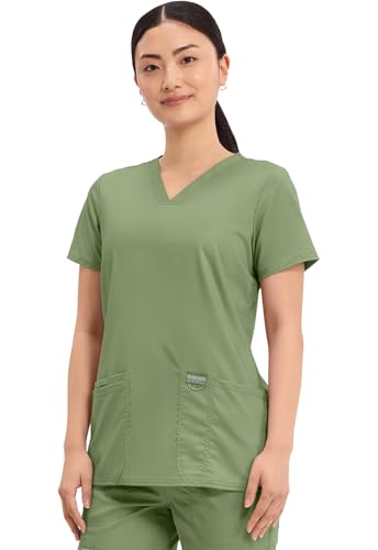 Image of Cherokee Medical Women's Scrub Top V-Neck Modern Classic Fit with 3 Pockets, Ultra Soft and 2-Way Stretch Fabric - WW620