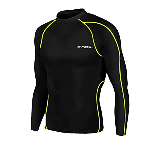 Sinzelimin Sports Suit For Men's Compression Shirt Pants Two Pieces Outfit Quick-Dry Training Gym Yoga Fitness Tracksuit Set #TOP2