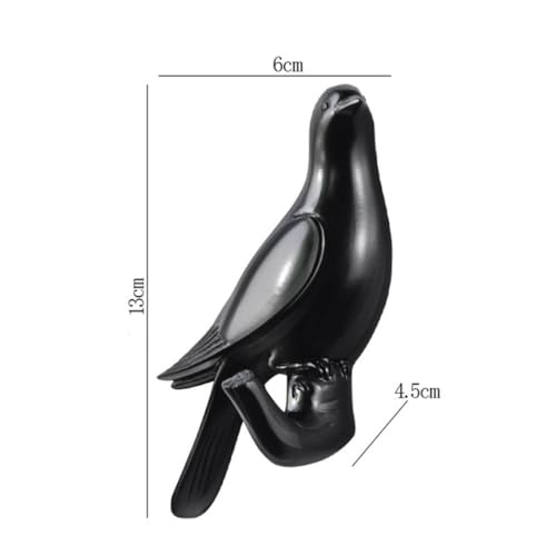 Crochet clé oiseau pour frigo sans percer le mur de la cuisine en lot de 6 - 3