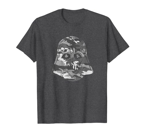 Star Wars Darth Vader Grey Camo Helmet Fill C1 Camiseta