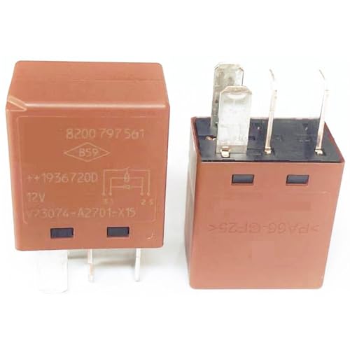 Relais 12V V23074-A2701-X15 automobile à 4 broches pour circuits imprimés - Lot de 10 pièces