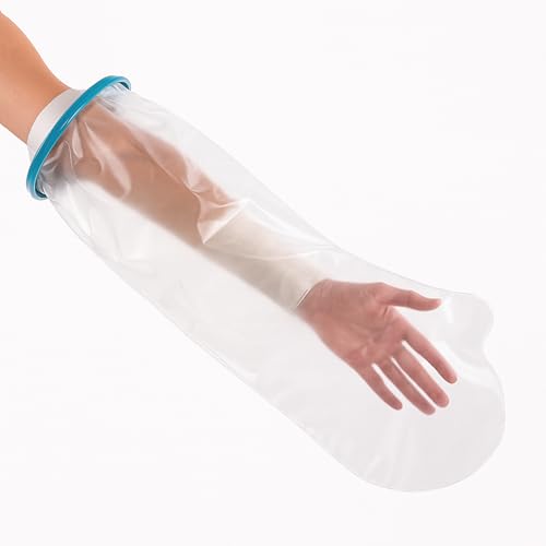 JYmusic Funda impermeable de yeso para brazo, funda de yeso para ducha, cubierta impermeable suave y cómoda para nadar, protectores de yeso reutilizables