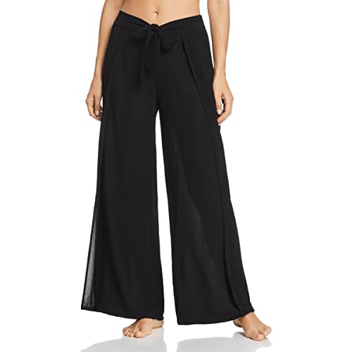 BECCA by Rebecca Virtue Modern Muse Crinkled Rayon Mock Wrap Pants Cover-Up