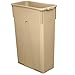 Kratos 23 Gallon Slim Trash Can, Beige