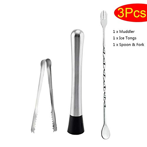 Kit bartender con coctelera de acero, el regalo de barra ideal 6