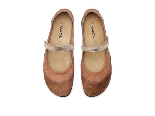 Image of NAOT Footwear Women's Kirei Maryjane with Cork Footbed and Arch Comfort and Support - Lightweight and Perfect for Travel- Removable Footbed