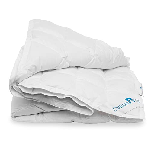Daunen Step Edredón de fibra sintética NeoStep 400 | 260 x 240 cm Primavera/Verano (Calor Mid-Season)