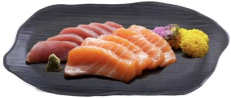 Platos Melamine Lucky Star Sushi 13.5" X 5.5" Negro - 12 Piezas miniatura 6