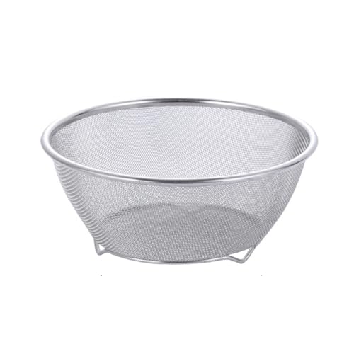 Stainless Steel Rice Washing Sieve Strainer 7 Inch