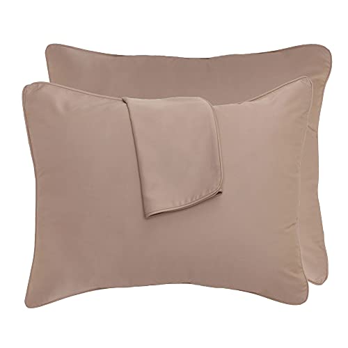 BedVoyage Bambus-Kissenbezug, 100 % Viskose, Champagner, 2 Stück Cover