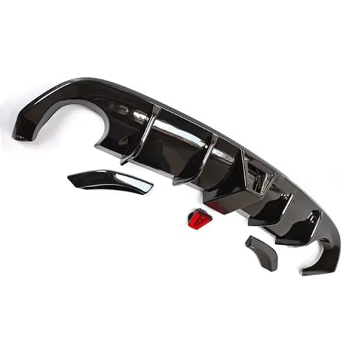 Diffuseur arrière Volkswagen Scirocco R20 spoiler pare-chocs jupe lame noir brillant 2009-2017