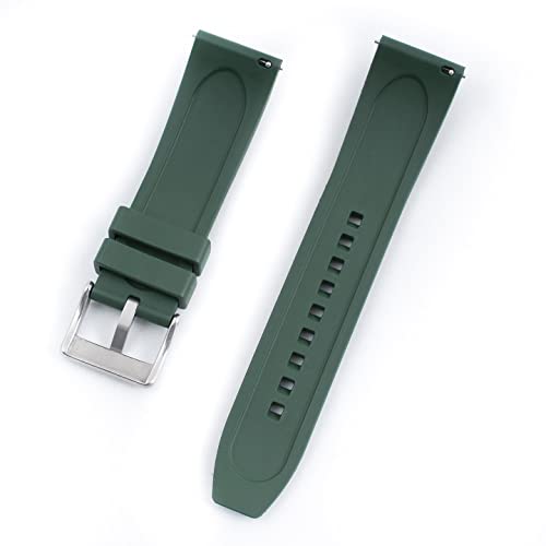 Image of StrapHabit Quick Release Rubber Watch Strap Band FKM 20mm 22mm 24mm
