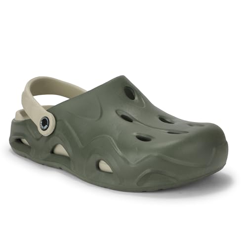 Image of Woodland Men's Black /Lgrey Eva Slides-UK-5 (EURO 39)