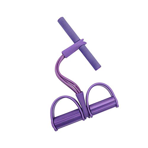 WYSTLDR With 4 tube resistance band latex pedal Pilates sit-ups elastic pull rope perfect figure mother weight loss training yoga equipment