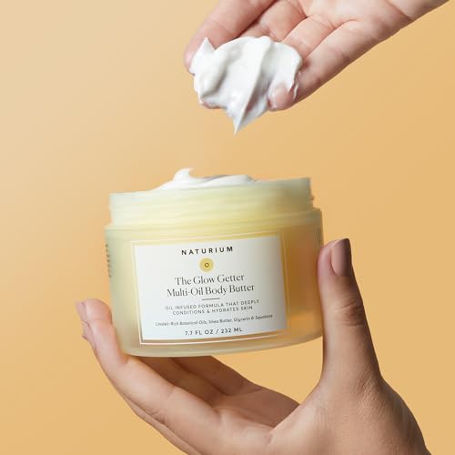Naturium The Glow Getter Whipped Multi-Oil Body Butter, Firming Cream & Body Moisturizer With Shea Butter thumb #5