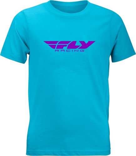 Fly Racing 352-0675YM Youth Fly Corporate Tee Blue/Purple Ym