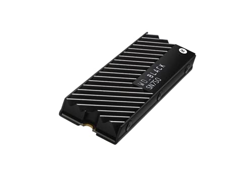 Image of WD BLACK 1TB SN750 NVMe Internal Gaming SSD Solid State Drive with Heatsink - Gen3 PCIe, M.2 2280, 3D NAND, Up to 3,470 MB /s - WDS100T3XHC