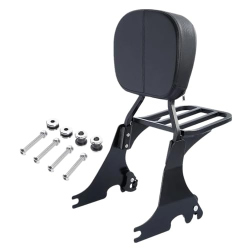 Porte-bagages avec dosseret passager pour road trip en moto Sportster XL 883 et Forty-Eight