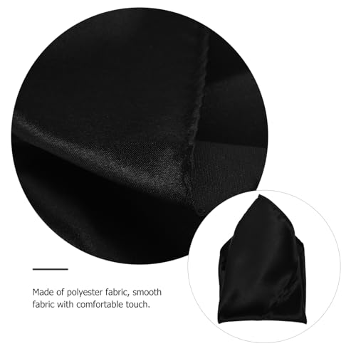 Set de fajín, moño y pañuelo para hombre negro miniatura 3