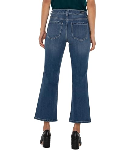 Womens Hannah Mid-Rise Cropped Flare Eco Denim2