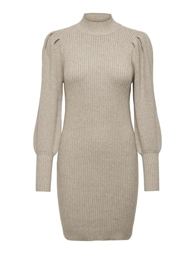 Only ONLKATIA L/S KNT Noos - Vestido para Mujer, Color Melange, Talla S