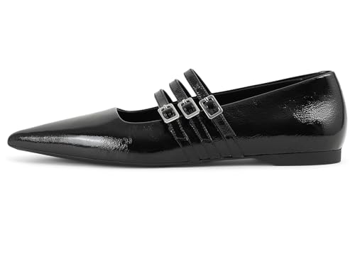 Vagabond Shoemakers Women's Hermine Patent Leather Triple Maryjane Flat Mary Jane3