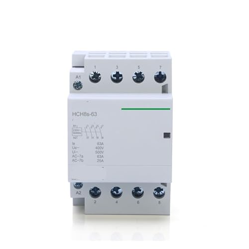 Contacteur 4P 63A rail DIN avec commande basse tension DC24V