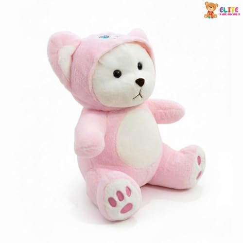 Image of 45 CM Cute Pink Bear Plush Toy for Kids Large Soft Stuffed Animal | Ultra Soft Baby Cuddle Doll | Adorable Pink Teddy for Girls Boys for Birthdays