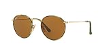 Ray-Ban RB3447JM Metal Square Sunglasses, Camouflage Green & Beige/Brown, 50 mm