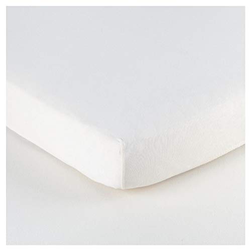 Srp Linen 500-Thread-Count Egyptian Cotton Super Soft Extra Deep Pocket Fitted Sheet/Bottom Sheet Queen Solid White Fit Up To 21" Inches Deep Pocket Fully Elastic All Around #TOP7