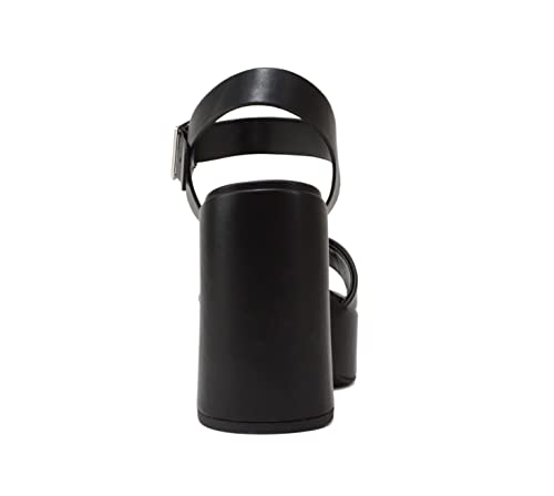 Soda Launch ~ Women Open Toe Ankle Strap Platform Chunky High Heeled Sandal2