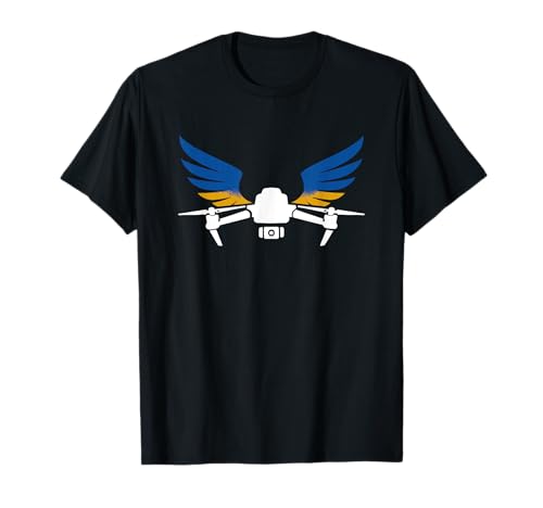 Ukraine Drone Patriotic Ukrainian FPV Lovers T-Shirt