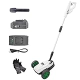 NARION（ナリオン）42V 充電式芝刈り機 コードレス軽量芝刈機 小型刈払機 電動 芝刈機 充電器・2Ahバッテリー付き (2Ahバッテリー1個付き)