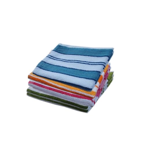 Image of Space Fly 100% Cotton 450Gsm Gym Workout And Yoga Hand Towels (Multi Color) (Set Of 4)
