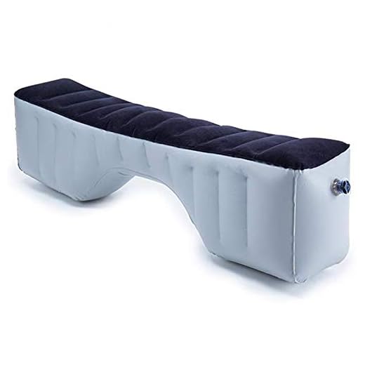Inflatable Car Air Travel Bed Mattress for Back Seat Gap Pad, 130×28×42 cm Auto Accessories Inflation Bed Without AIR Pump